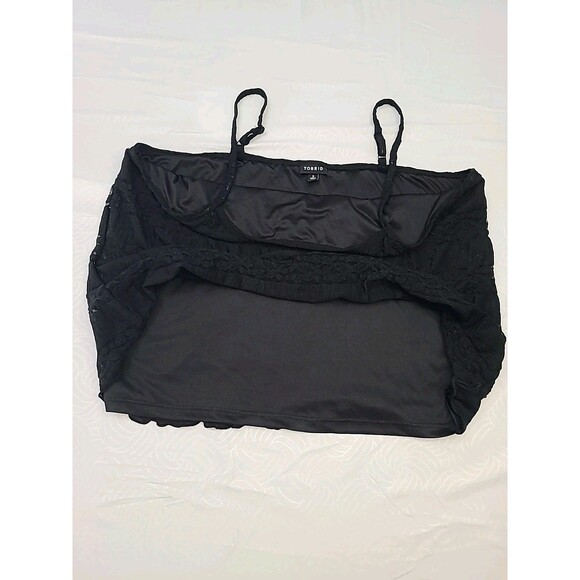 Torrid Size 3 Black Tank Top,  Adjustable Straps. - Picture 3 of 4